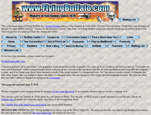 Tablet Screenshot of flyingbuffalo.com